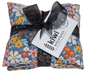 3 Segment Wheat Bags Kiwi Wheatbags: Blooms Coral Wheat Bag