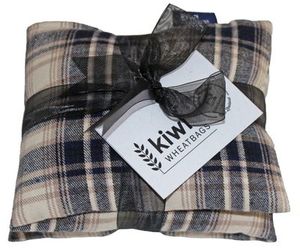 3 Segment Wheat Bags Kiwi Wheatbags: Blue Plaid Wheat Bag