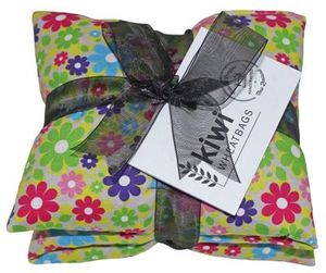 3 Segment Wheat Bags Kiwi Wheatbags: Funky Flowers Wheat Bag