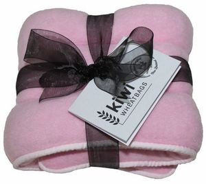 Polar Fleece Wheat Bags Kiwi Wheatbags: Baby Pink Polar Fleece Wheat Bag