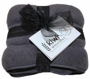Charcoal Polar Fleece Wheat Bag