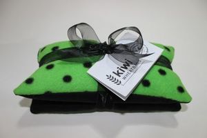 Square Wheat Bags Kiwi Wheatbags: Lime Spot Square Wheat Bag