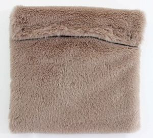 Beige Furry Pet Wheat Bag