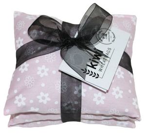 3 Segment Wheat Bags Kiwi Wheatbags: Daisies Pink Wheat Bag