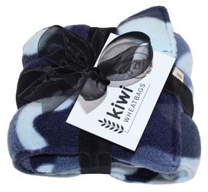 Camo Blue Polar Fleece Wheat Bag