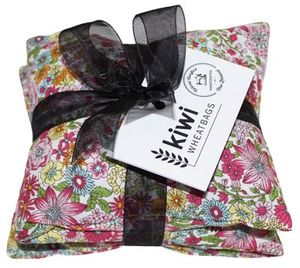 Wheat Bag with Washable Cover - Vintage Floral Pink