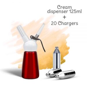 Products: 125ml Cream Dispenser + 20pk Cream Chargers