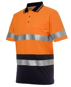 Polos: JB's Hi-Vis S/S Day/Night Traditional Polo
