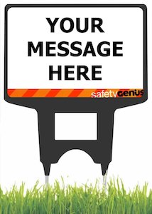 450×300 Ground Spike Sign (Double sided)