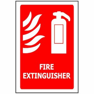 Signs: Fire Extinguisher Sign