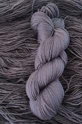 New Woollen Spun 4ply: Dark Grey - 4ply Polwarth/Alpaca