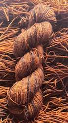 4ply High Twist Merino: Burnt Gold