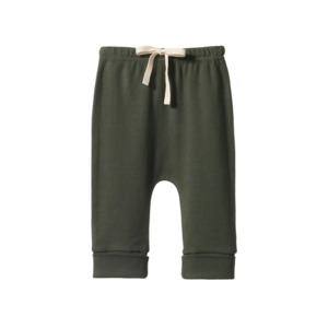 Cotton Drawstring Pants Thyme