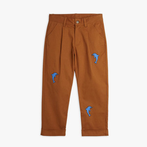 Pants: DOLPHIN EMBROIDERED CHINOS