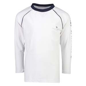 Snapperrock: Compass White LS Rash Top
