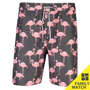Snapperrock: Mens Flamingo Social Boardies