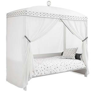 Bedroom: DOTTIE FOUR-POSTER BED/STANDARD SLATS WHITE