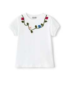 T-SHIRT S/S WHITE/GREEN