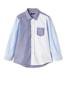 SHIRT L/S DENIM BLUE/AIRFORCE BLUE