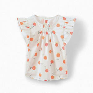 POPLIN BLOUSE POPPY RED