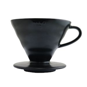 accessories: Hario V60- 02 Matt Black-Ceramic