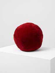 Cushions: SALE Globe Cushion, Ruby Velvet