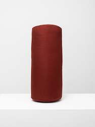 Cushions: SALE Bolster Cushion, Red Wine Cotton