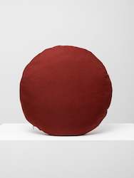 Cushions: SALE Disc Squab Cushion, Red Wine Cotton