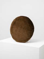Cushions: SALE Disc Squab Cushion, Bronze Velvet