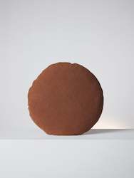 Cushions: SALE Disc Squab Cushion, Cinnamon Brown