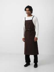 New: SECOND Apron, Dark Chocolate Canvas, weaving flaw