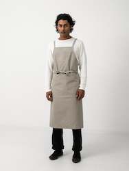 New: ARCHIVE Apron, Grey Cotton Canvas