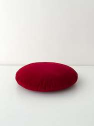 Best Sellers: SECOND Disc Squab Cushion, Ruby Velvet, Fabric Variation