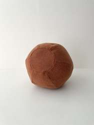 Best Sellers: SAMPLE, Globe Cushion, Cinnamon Brown Cotton (over dyed)