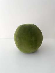 Best Sellers: SAMPLE Globe Cushion, Mung Bean Green Velvet