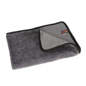 Car Drying Towel 60x160cm – Grey with Red Border KLCB