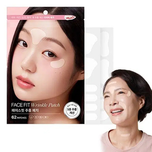 Products: 얼굴 주름 개선 기능성패치 페이스핏 대용량 주름패치, 62개입 - kmall09.co.nz