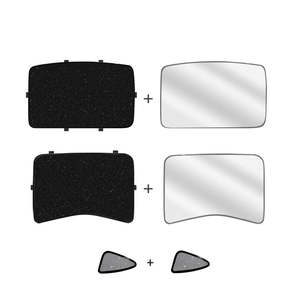 Automotive Moto Marine: Two-Layer Glass Roof Sunshade Set for Tesla Model 3