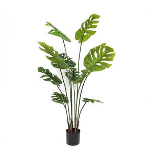 Artificial Plastic Tropical Palm Tree Monstera-150CM