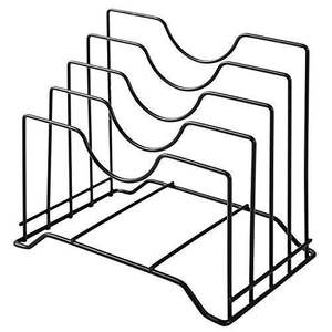 Dish Racks: Kitchen Pot Lid Rack Holder Organizer