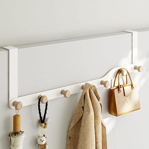 Towel Rack Hook: Over The Door Hanger with 7 Hooks-23CM Heights