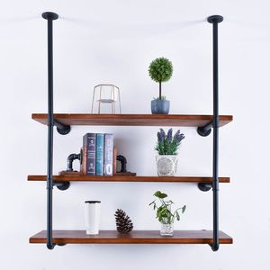 Industrial Iron Pipe DIY Shelf - 3 Tier