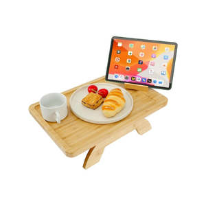 Bamboo Sofa Arm Tray Table