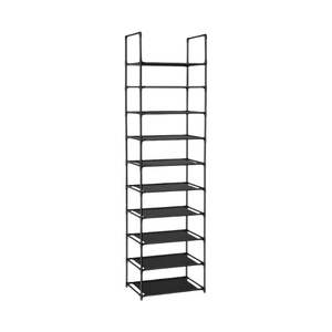 Bedroom Storage: 10 Tiers Tall Shoe Rack Storage Shelf