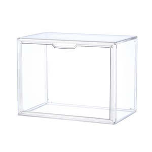 Clear Stackable Plastic Storage Case with Magnetic Lid