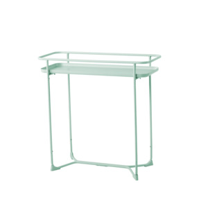 Modern Loft Metal Side Table Flower Stand Rectangle-Mint