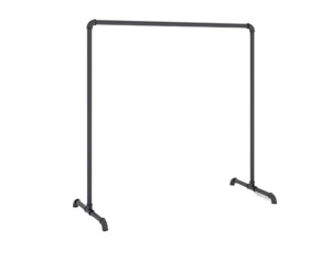 Garment Racks 1: Industrial Pipe Child Garment Racks 106(L)X108CM(H)