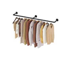 Garment Racks 1: Industrial Pipe Clothes Rack-200CM