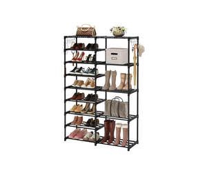 Shoe Organiser 1: 9+5 Tiers Tall Shoe Rack Storage Shelf