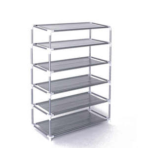 Shoe Organiser 1: 6 Tier Stackable Shoe Rack Shoe Storage Organizer